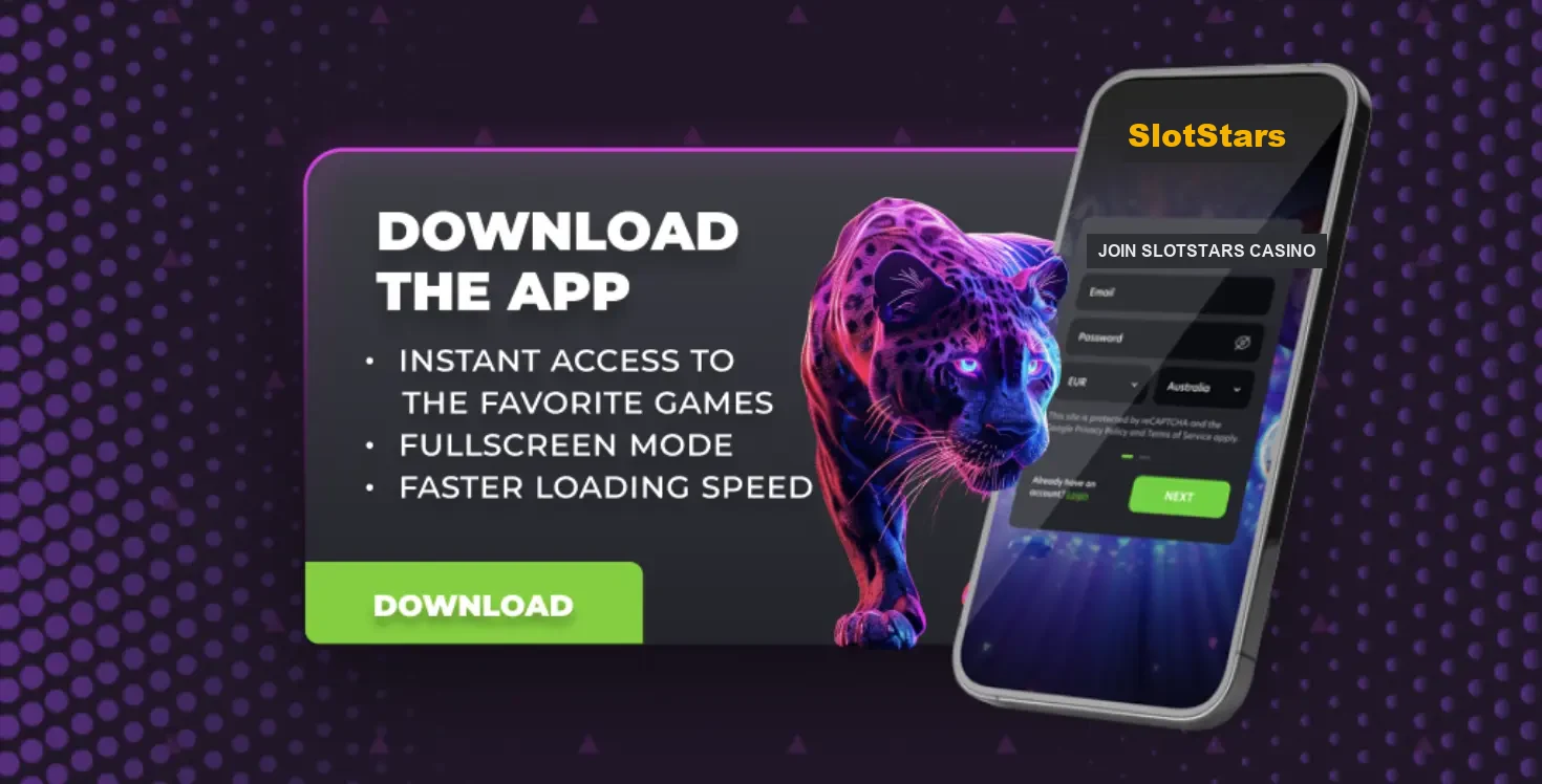 Download app banner SlotStars Casino the UK
