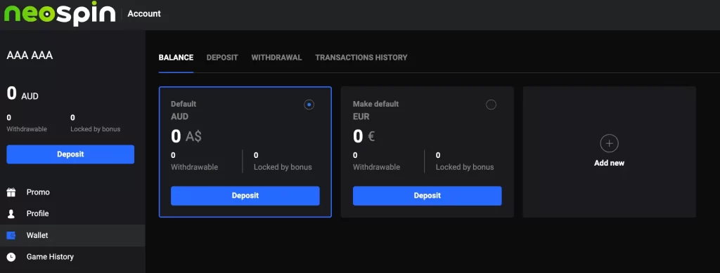 SlotStars payment account
